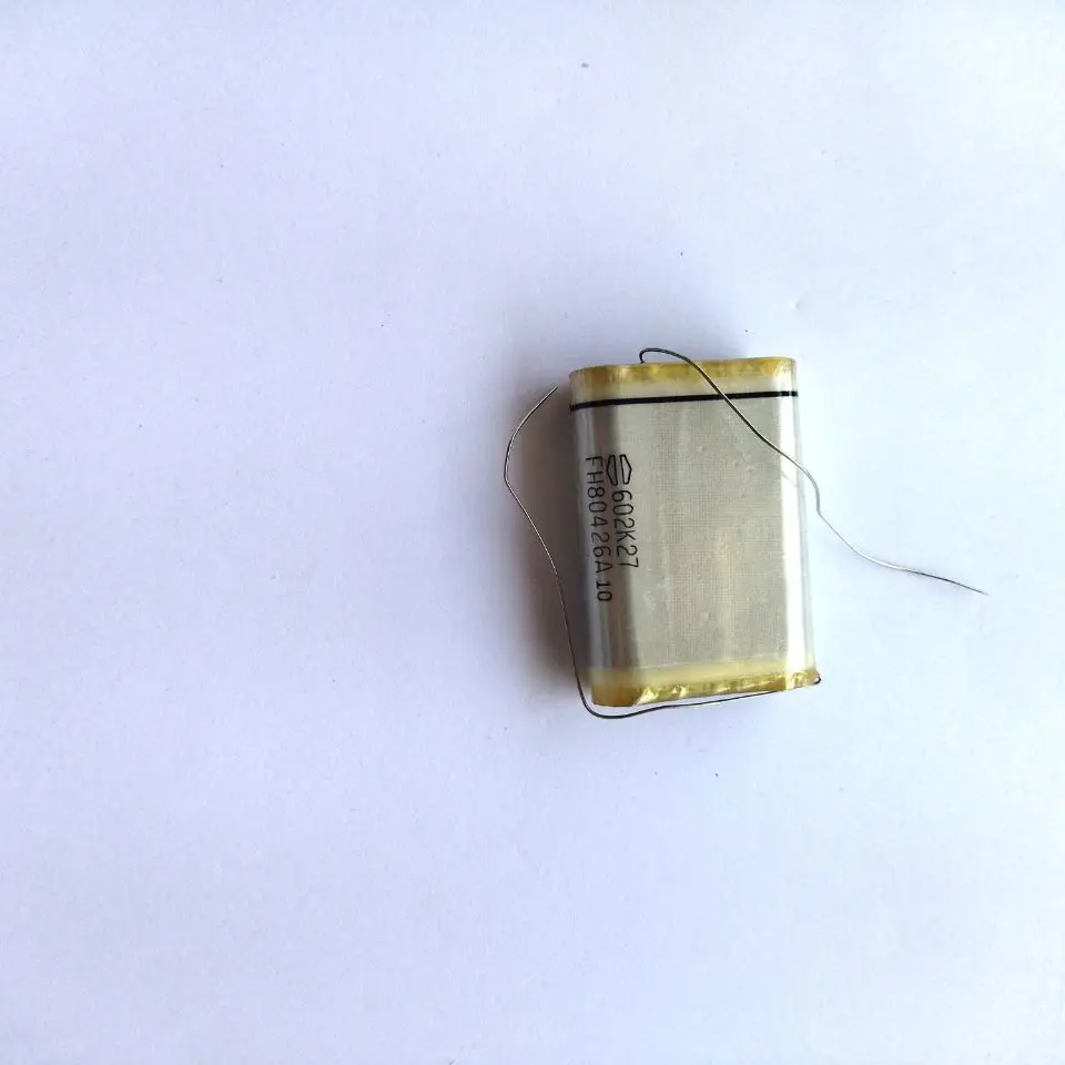 2PCS original Taiwan-made high-voltage oil-immersed axial capacitor 27KV602K 27KV6000PF medical laser power supply