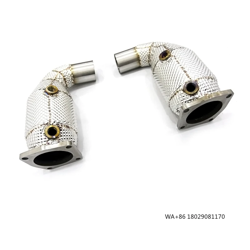 

Высокопроизводительная выхлопная система OEM Downpipe без катализатора с теплозащитным экраном для Porsche 911/991.2 3.8T Turbo S 2015-2018