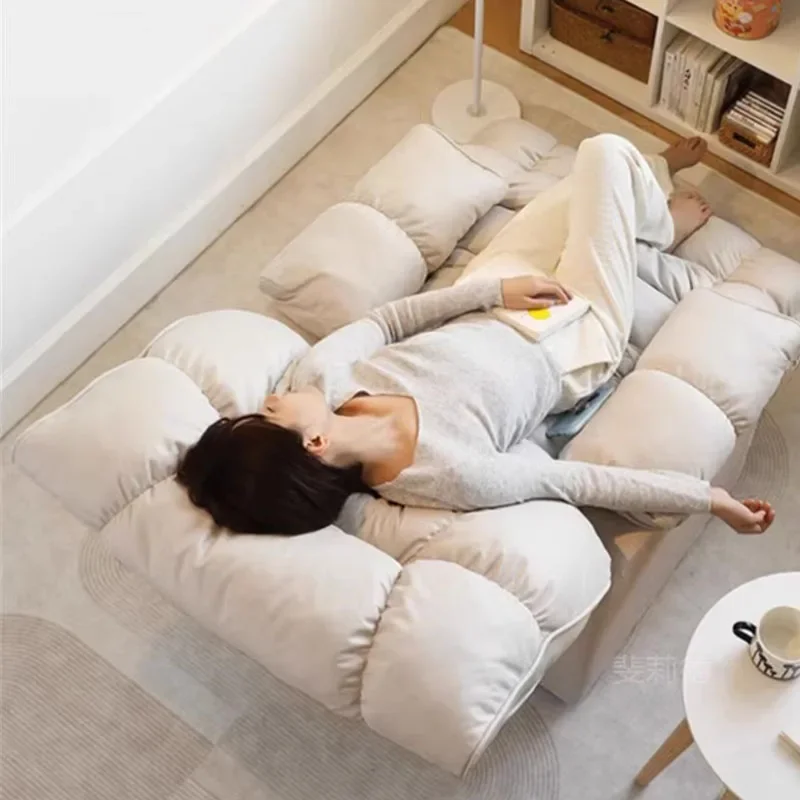صالون شخص أريكة استرخاء حديثة بسيطة بيضاء الشمال أريكة فردية مصمم مريح ما بعد الحداثة Sillon Cama أثاث الفندق #3