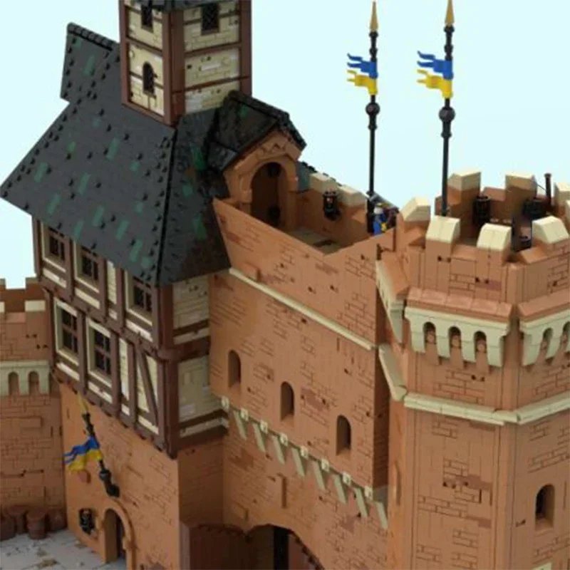 Kasteel Model Moc Bouwstenen Stad Poorten En Alchemist Toren Technologie Modulaire Blokken Geschenken Kerst Speelgoed DIY Sets Montage