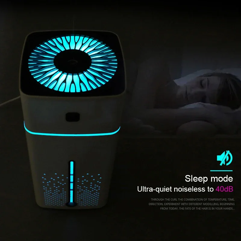 1000ML Ultrasonic Air Diffuser Night Light Aromatherapy Diffuser Cool Mist Maker