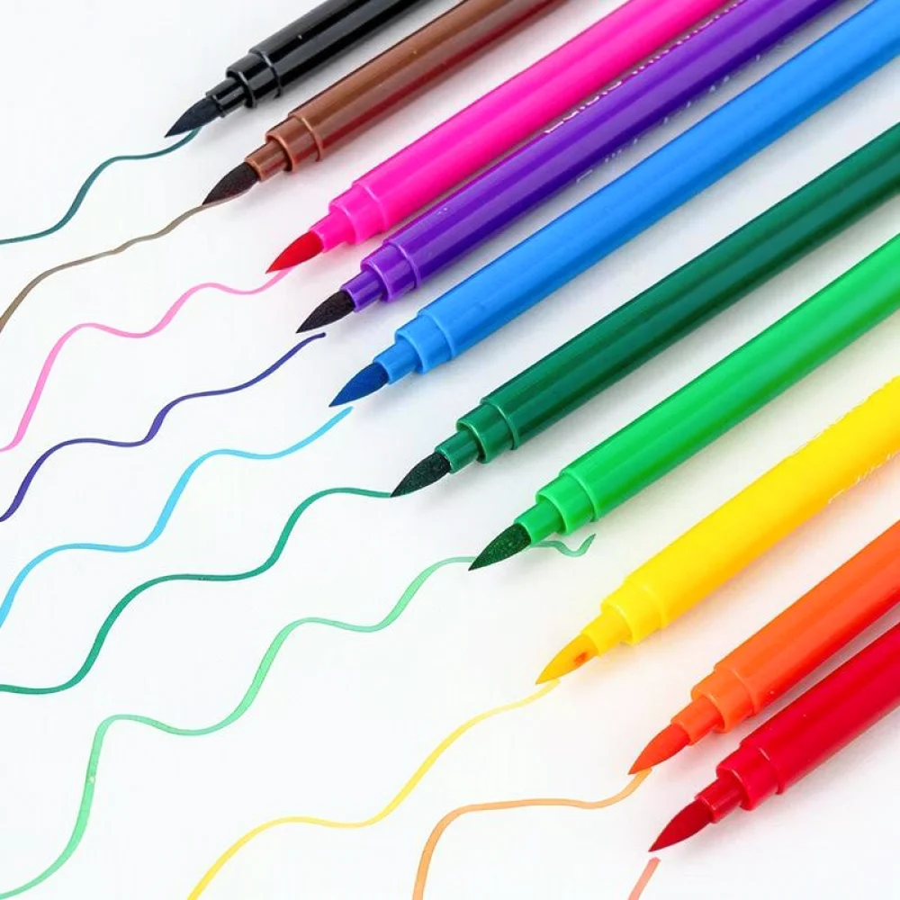 Dual Tip Food Coloring Markers Edible Ink Pens For Fondant Cakes Cookies Macarons Decorating Drawing Painting Tool