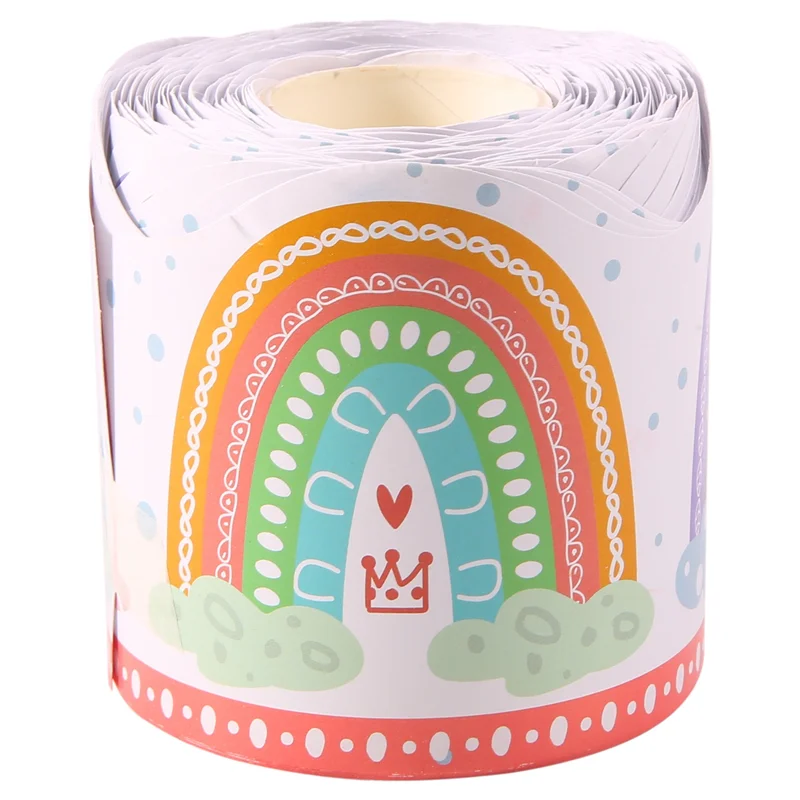 حدود لوحة إعلانات قوس قزح بطول 20 مترًا لتزيين الفصول الدراسية وحفلات العائلة المدرسية-POS