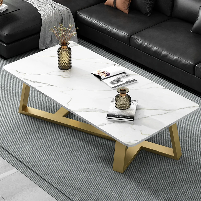 

Living Room Coffee Tables Modern Design Small Marble Gold Metal Narrow Dinning Table Set Nordic Meubles De Salon Nightstands