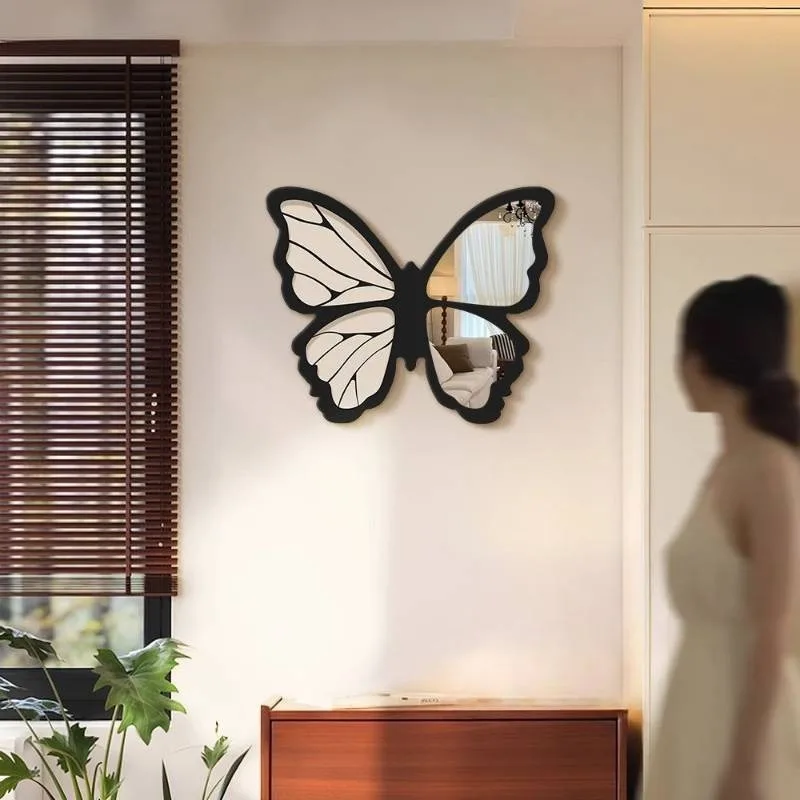 Classic ToiletDecorative Mirrors Wall Living Room Girls Vanity Make Up Mirror Luxury Aesthetic Espejos Para Pared Bedroom Stuff