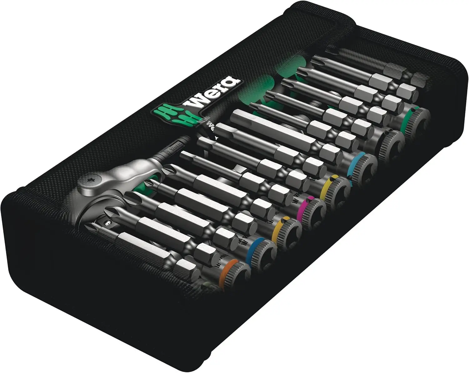 05004016001 8100 SA 6 Zyklop Metric Speed Ratchet Set, 28 Piece, 1/4