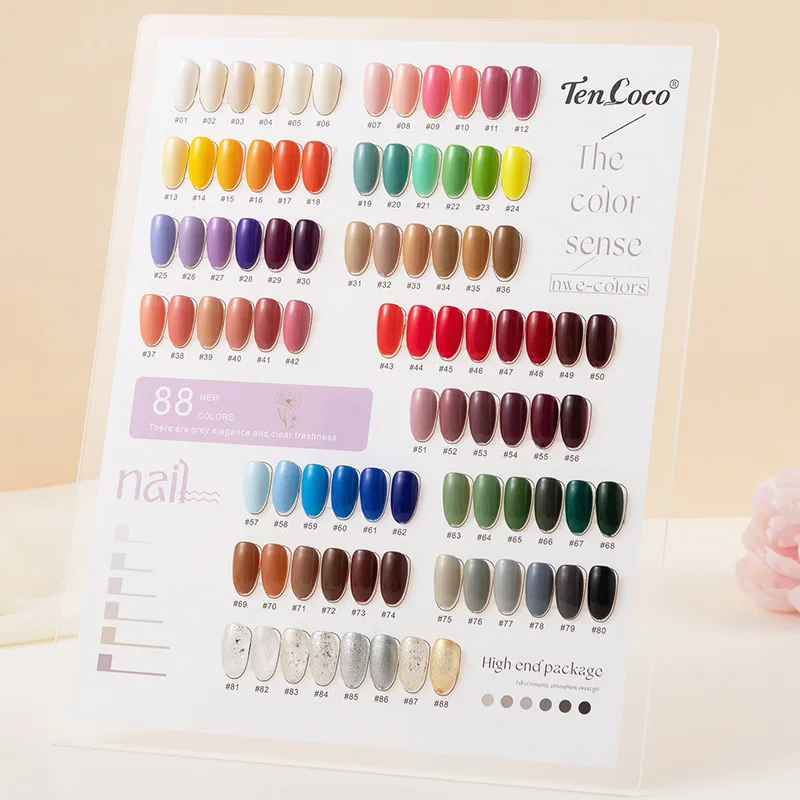 12ml Gel Nail Polish Neon Brown Blue Red Green Pastal Nude Nail Art Varnish Gel Lacquer Top Coat UV Gel Nail Not Set