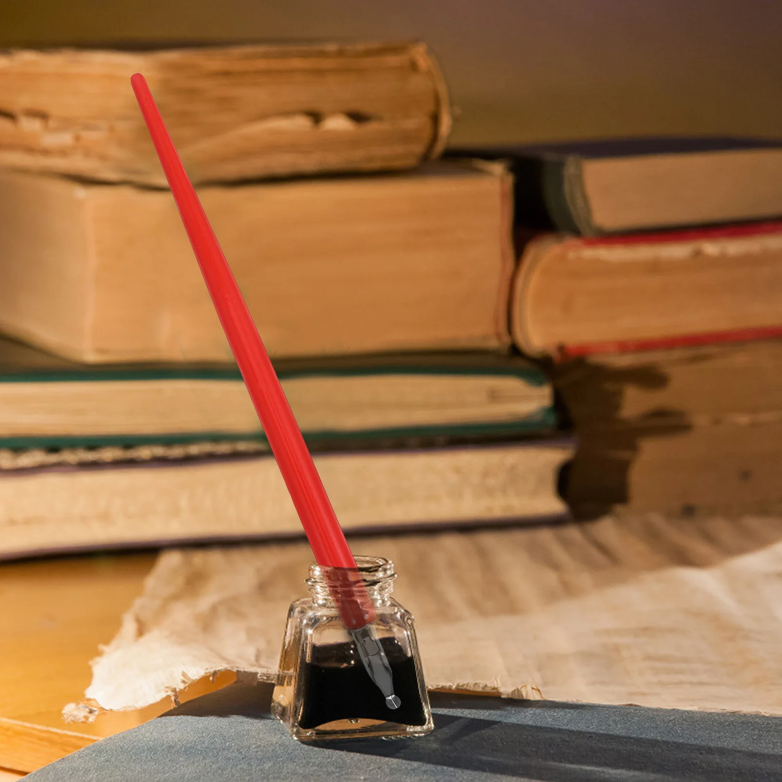 

5Pcs Wooden Dip Pen Holder Elegant Comfortable Grip Nib Pen Holder for Calligraphy Drawing Painting Supplies Nib Handles