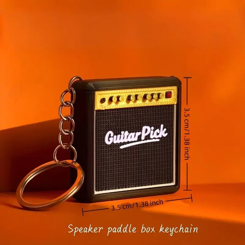 Portable Guitar Pick Storage Box Keychain Suitable for 3 to 5 Picks Prevent Losing Picks for Musicians Travel AccessoriesHot