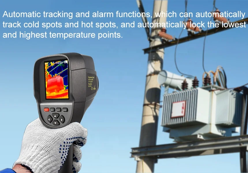 Waterproof Pcb Repair And Pipe Detection Water Leak Detector With 256*192p Hand Help Infrared Thermal Imaging Camera