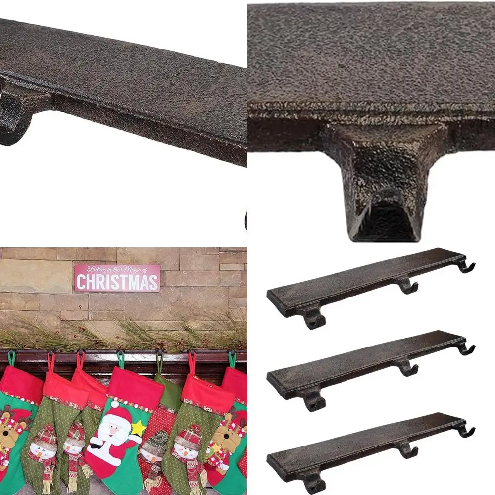 

Набор из 3-х вешалок для рождественских чулок Slimline с 9 крючками.