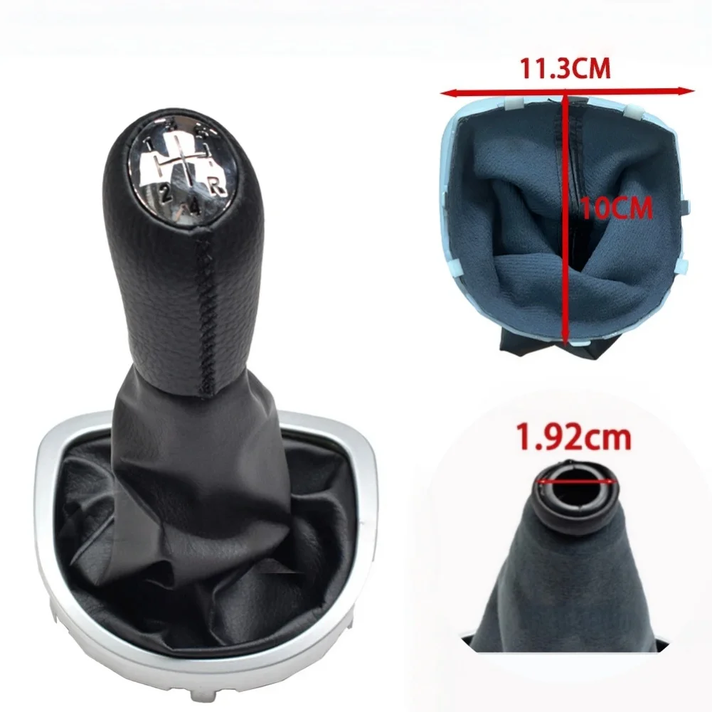 Gearshift Knob Cover for Renault For Clio 3 2005 2013 with Premium Leather Touch Fits Multiple Models Including