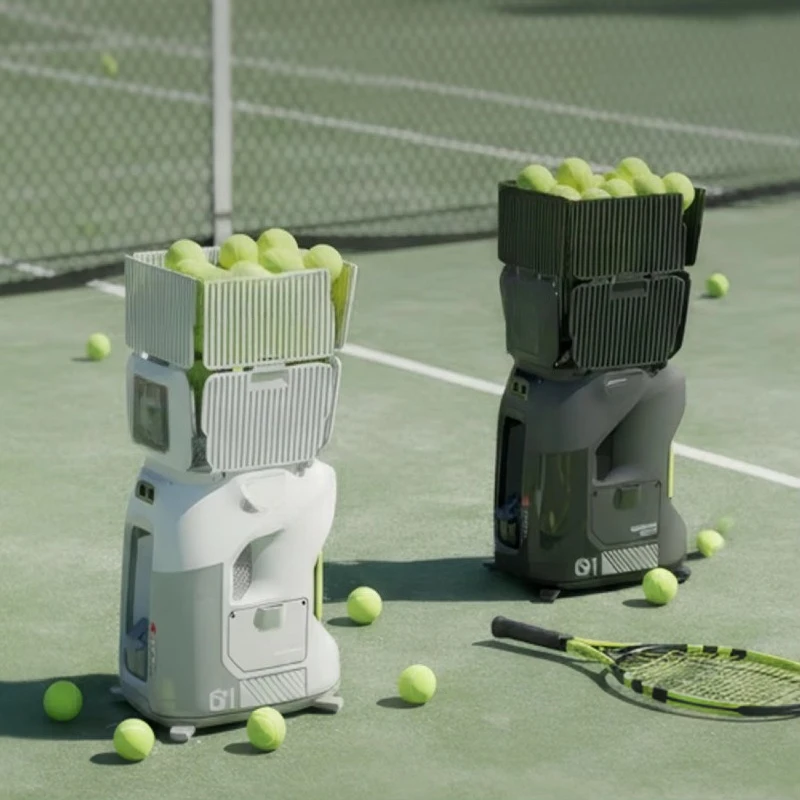 Tennis Ball Machine AI Coach Voice-Control Training Tennis Ball Launch Training Shooting Machine