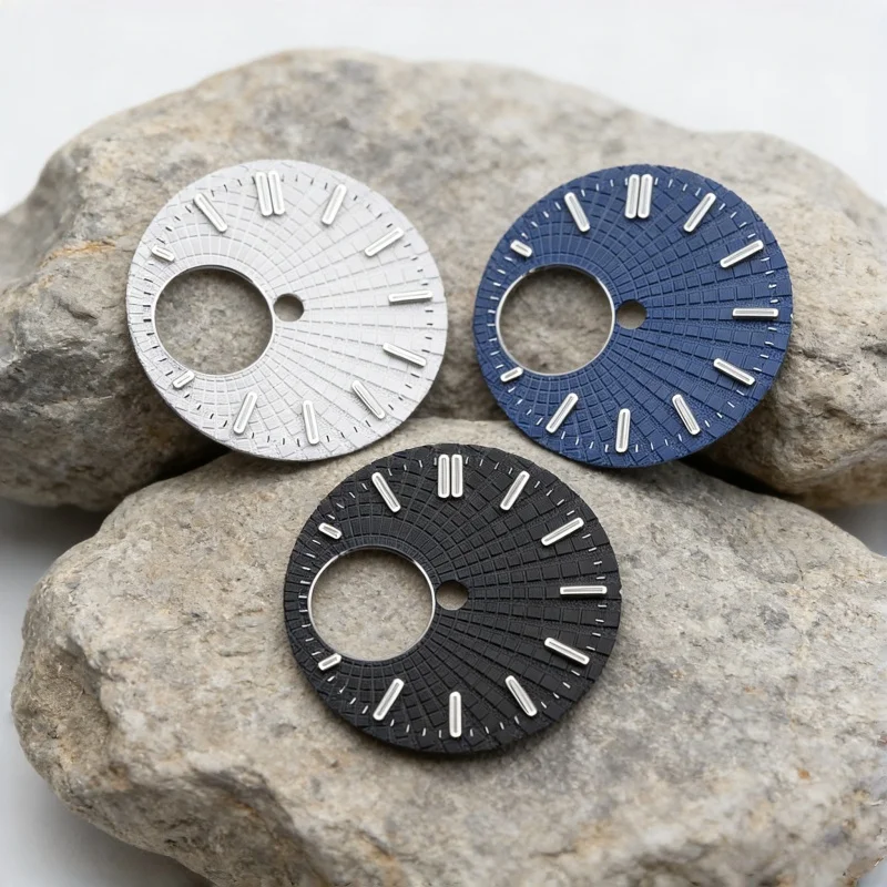 

NH38 Dial 28.5mm Watch Dial Green Luminous Diving Watch Faces for NH38/NH34 Movement Modification Watch Accessories