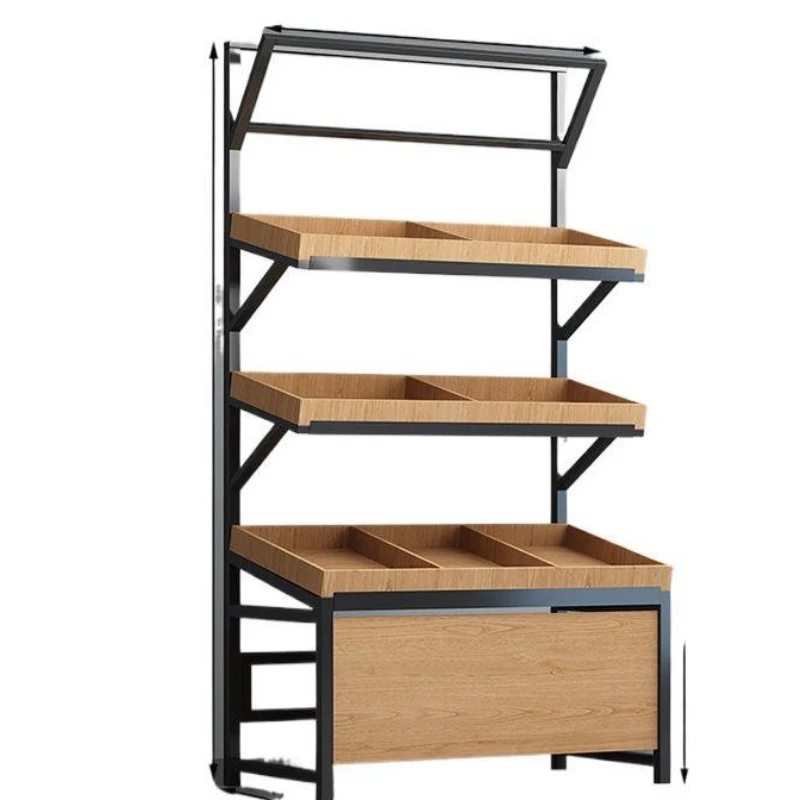 

Fruit Shelf Display Rack Supermarket Vegetable Shelf Commercial Fruit Store Fruit Shelf Creative Multi-layer