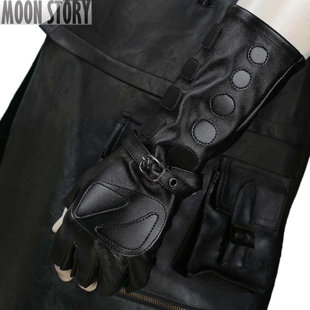 FOREFF15-Costume Cosplay Final Nette XV Prince Noctis Lucis Caelum pour Homme Adulte, Veste en Cuir, Pantalon Bottes pour Halloween