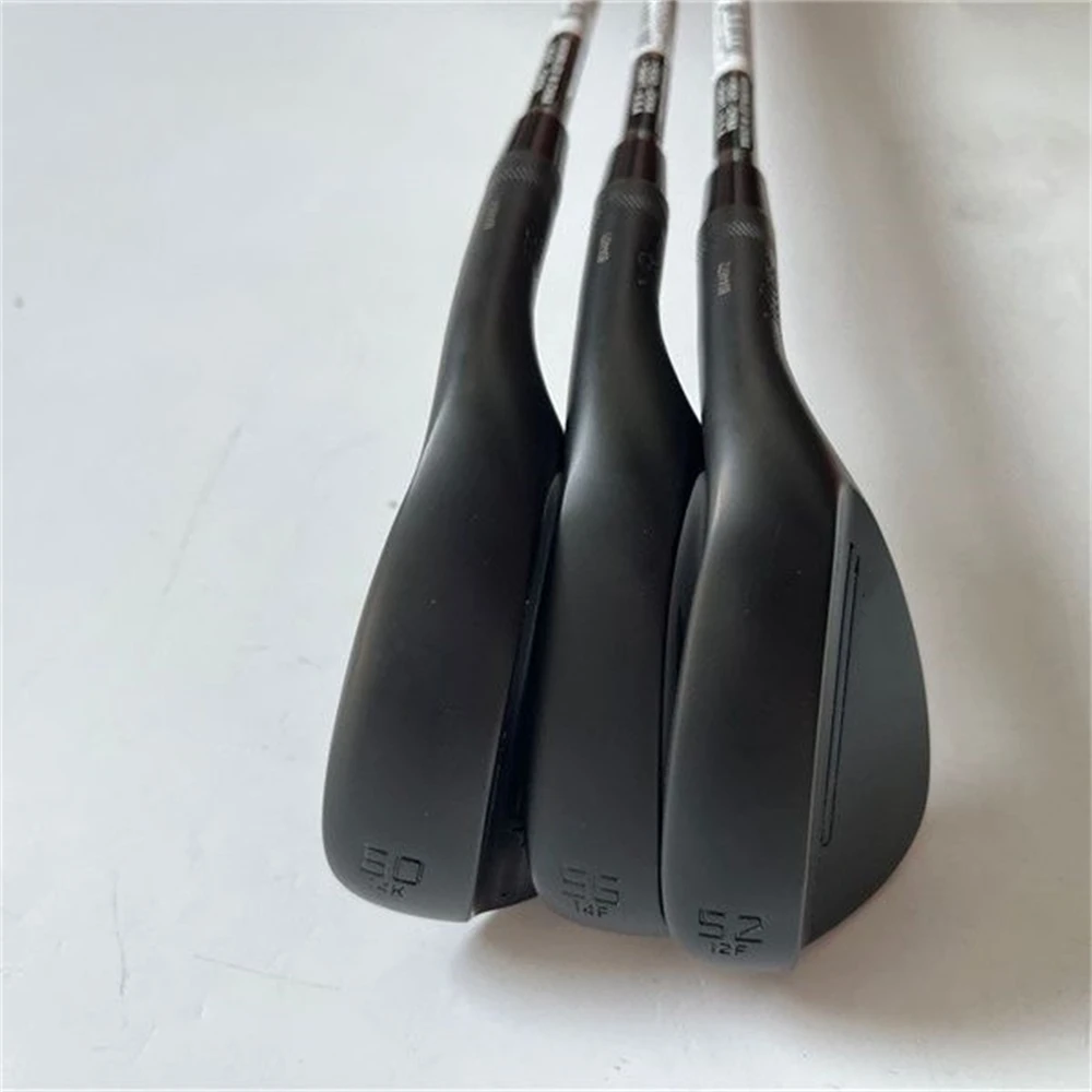 3PCS Black M9 Wedges Golf Clubs Select From 48/50/52/54/56/58/60/62 Steel Shafts Including Headcovers Free Shipping