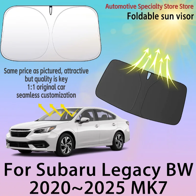 

For Subaru Legacy BW 2020~2025 24 MK7 Front Windshield Sunshade Privacy curtain Car Heat Sun Visor High quality Auto Accessories