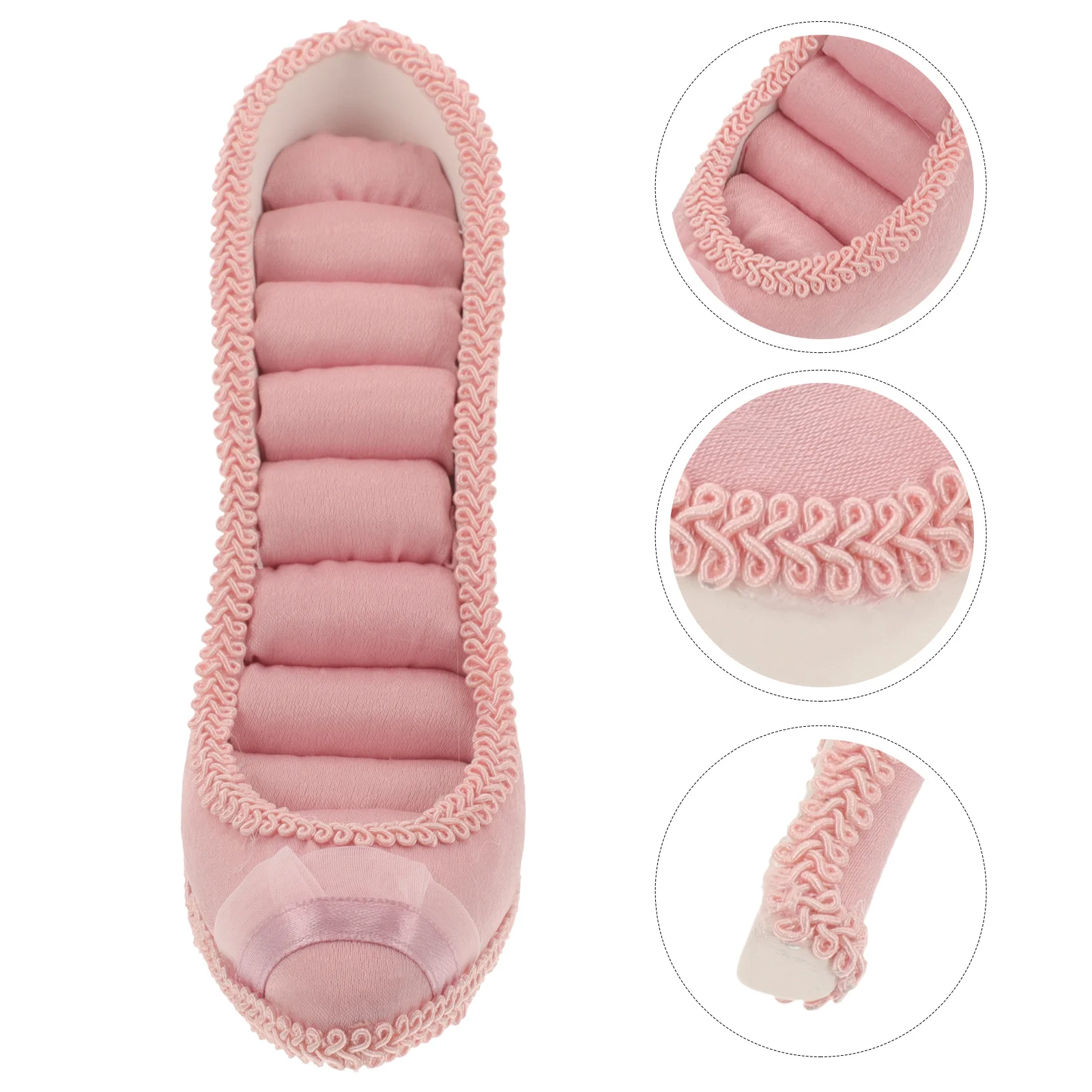 

High Heel Shoe Jewelry Display Stand Smooth Surface Ring Earring Bracelet Organizer Perfect Gift Jewelry Holder Decor Display