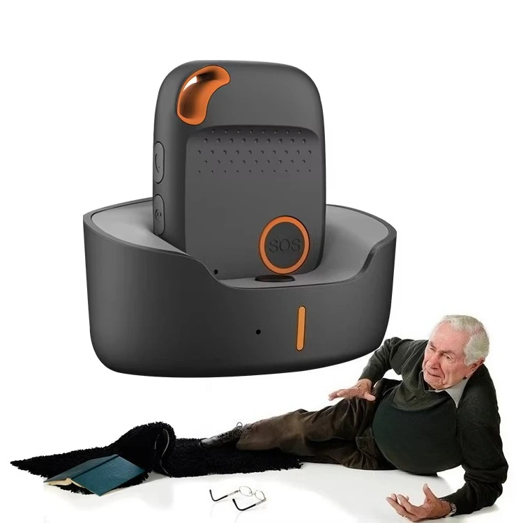 Simple SOS Panic Button GPS Alzheimer's Disabled Seniors Auto Fall Detection Alert Dialer