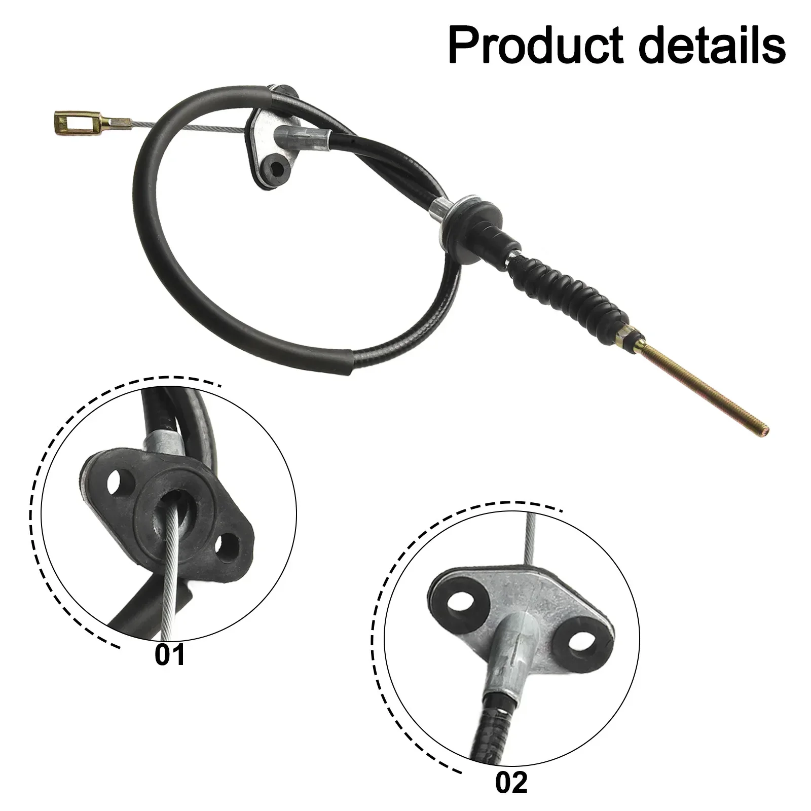 Front Clutch Cable For Chevrolet For Spark M300 1.0/1.2 2009-2015 96683849 Anti-corrosion, Wear-resistant, And Non-deformation.