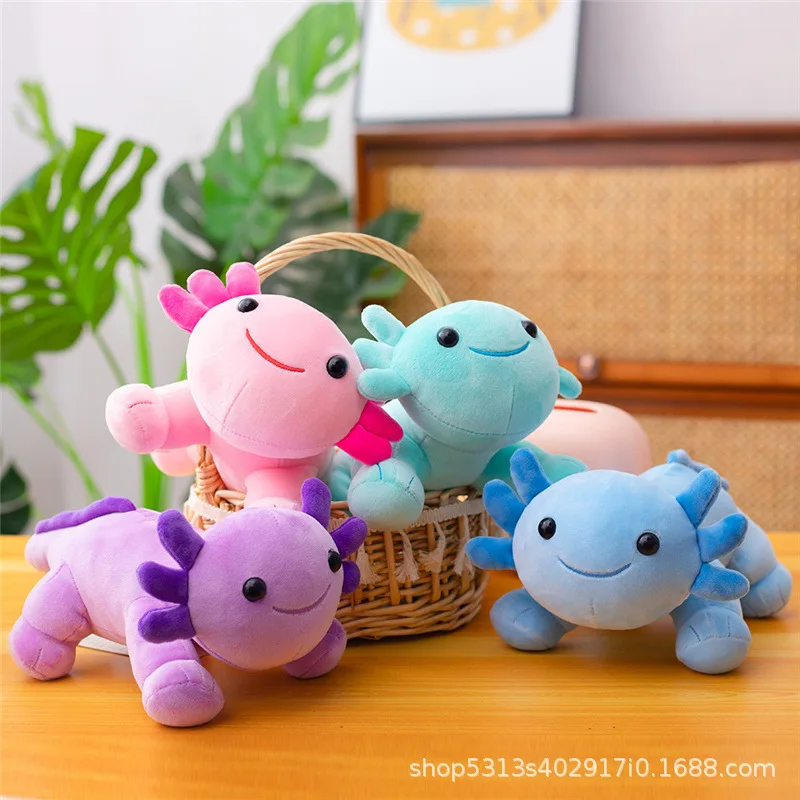 30cm New prone four corner salamander doll salamander doll plush doll wristband claw toy gift