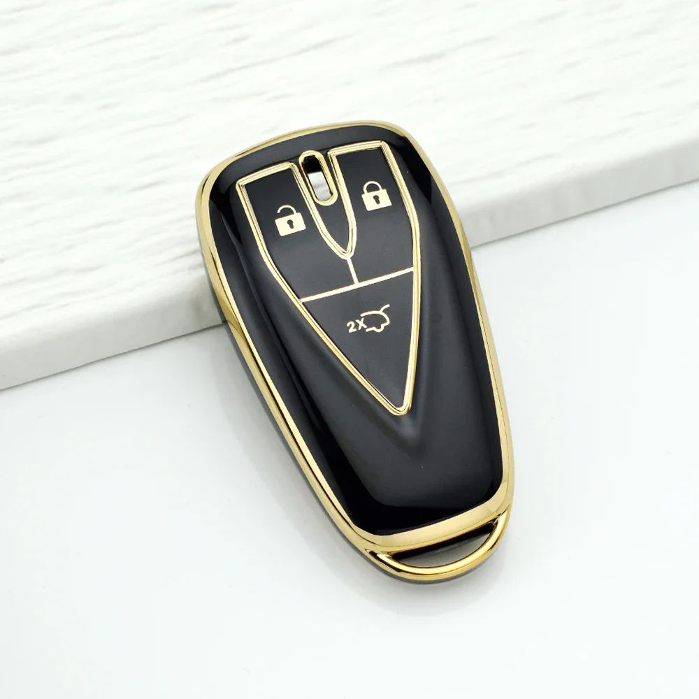 TPU Smart Remote Car Key Case for CHANGAN CS55 CS75 CS35 PLUS EADO UNI-T UNI-K Uni-V Lamore Intelligent Auto Shell Fob