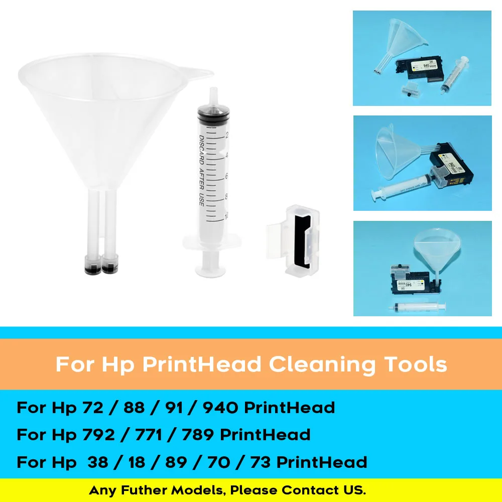 Cleaning Tools Kit V2 For HP 706 72 940 70 88 91 941 831 Print Head Printhead Nozzle T790 T795 T1100 T610 5300 7480 Printer