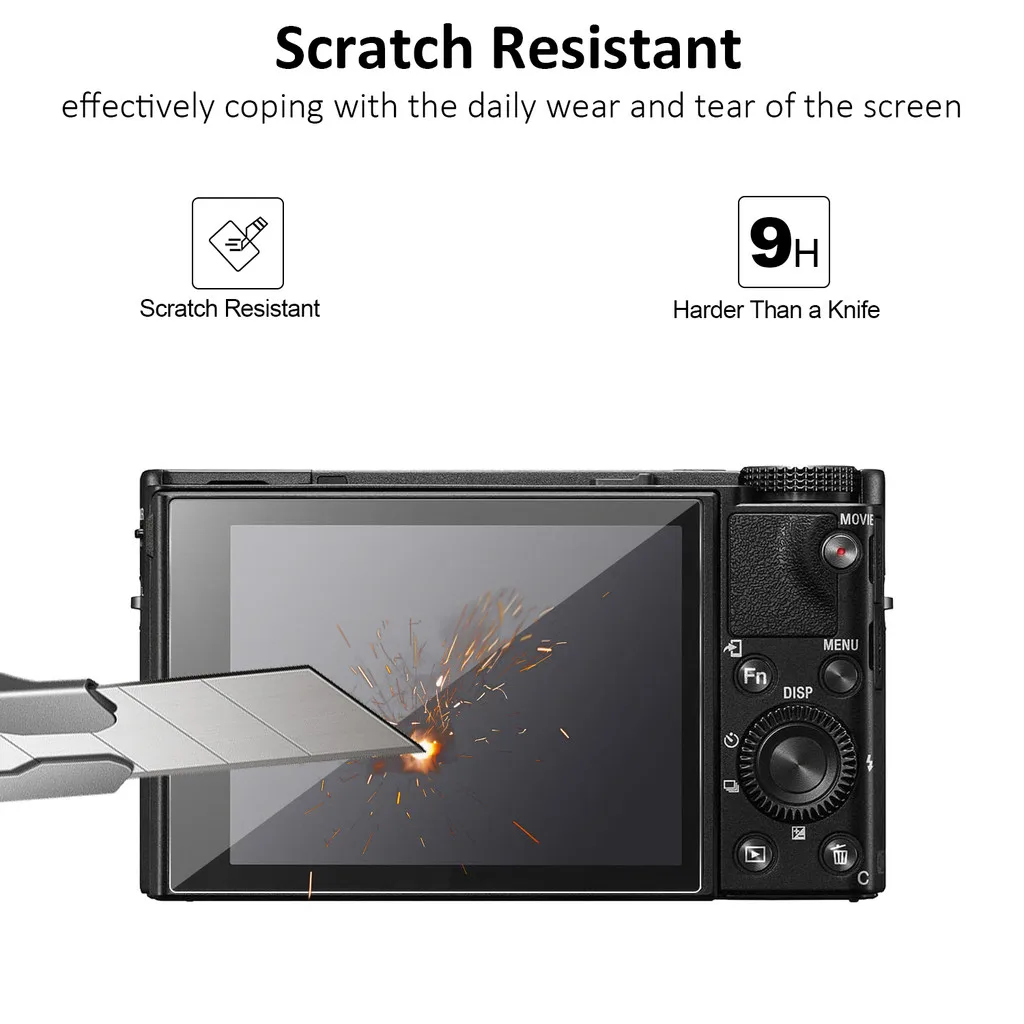 For Sony RX100 VI DSC RX100M6 Camera Screen Protector Tempered Glass 9H Hardness 8K Ultra HD Easy Install Protective Film