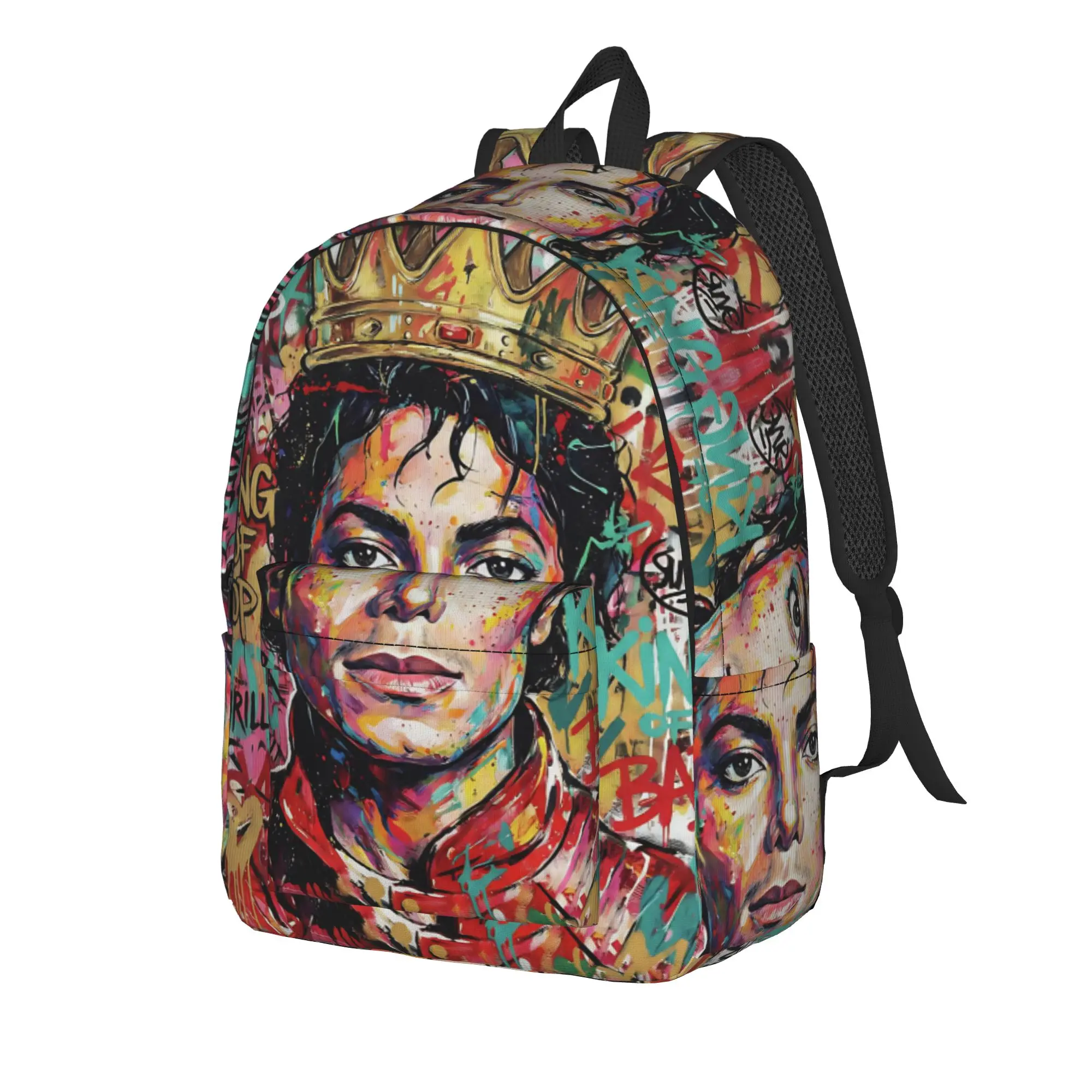 Michael Jacksons Musical Movie 2026 Backpack Gift High School Business  Daypack for Men Women Laptop Computer Canvas Bags