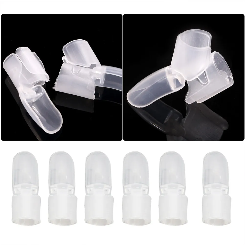 10Pcs Clear Plastic Nail Art Protector Clips Manicure Cover Polish Shield Cap for Home Use Nail Art DIY Tools Women Gift