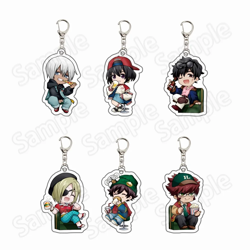 Blood Blockade Battlefront 6cm Acrylic Stand keychain Klaus V Reinherz Chibi Movie Night Desk Decor Gift