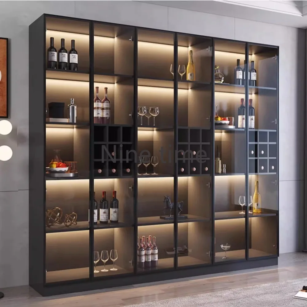 Drinks Cabinet Whiskey Showcase Bar Luxury Liquor Mini Wine Refrigerator Display Accessories Showcases Outdoor Kitchen Cabinets