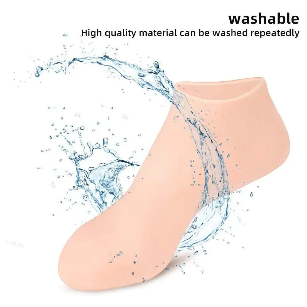 Spa Silicone Socks Moisturizing Gel Socks Exfoliating and Preventing Dryness Cracked Dead Skin Remove Protector Foot Care Tools