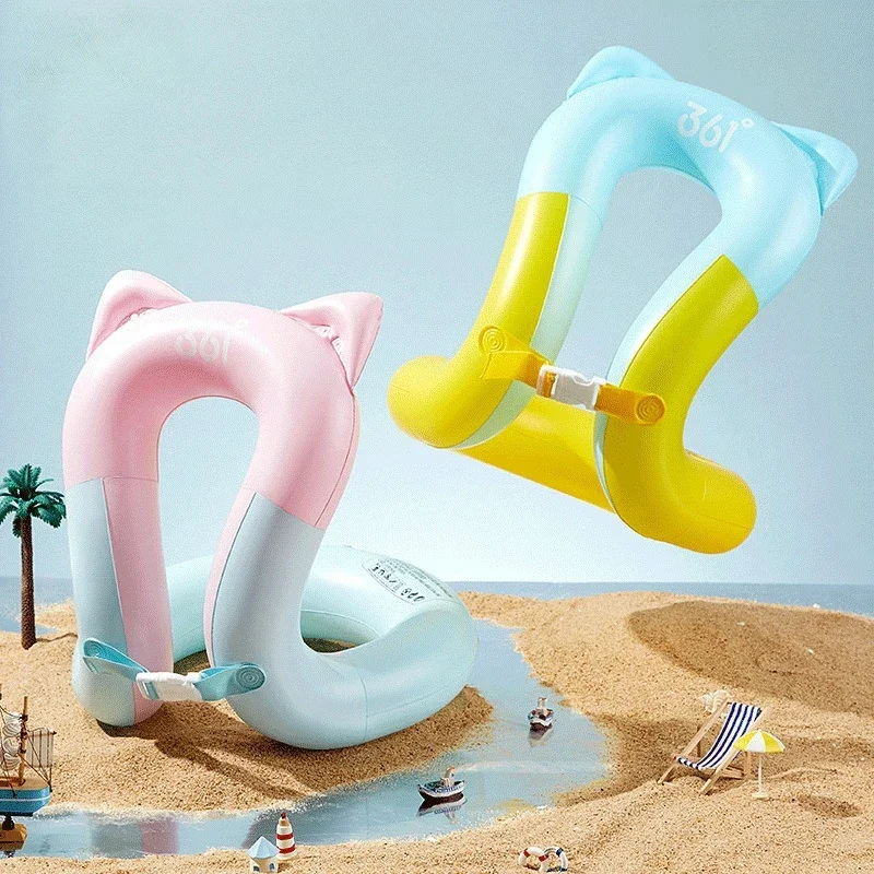 3D Childrens Swimming Ring Inflatable PVC Baby Floating Ring Portable Scuba Gear for Safe Pool Pla Pool Inflatable Float