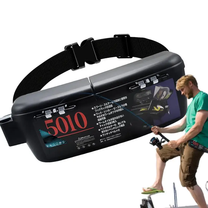 

Portable Multifunctional Fishing Equipment Organizer Box Waist Bag Storage Bag Waist Bait Box outdoor fishing accessories