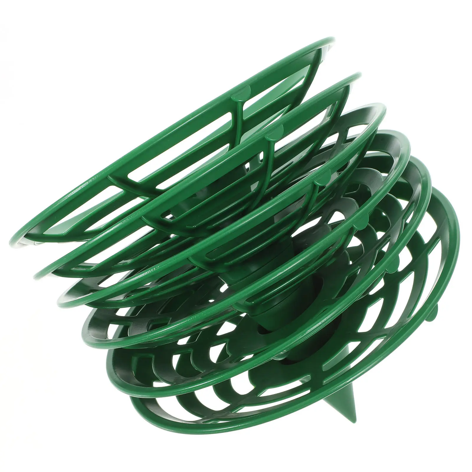 6Pcs Fruit Vegetable Anti-Corrosion Plastic Support Frames Round Melon Growing Rack Garden Climbing Vine Stand for Strawberry