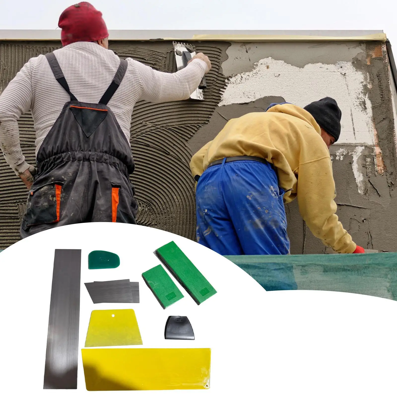 Putty Knife Scraper Versatile Applying Putty Plaster Cement for Wall Decorating Wall Refurbishment Projects Commercial Painting