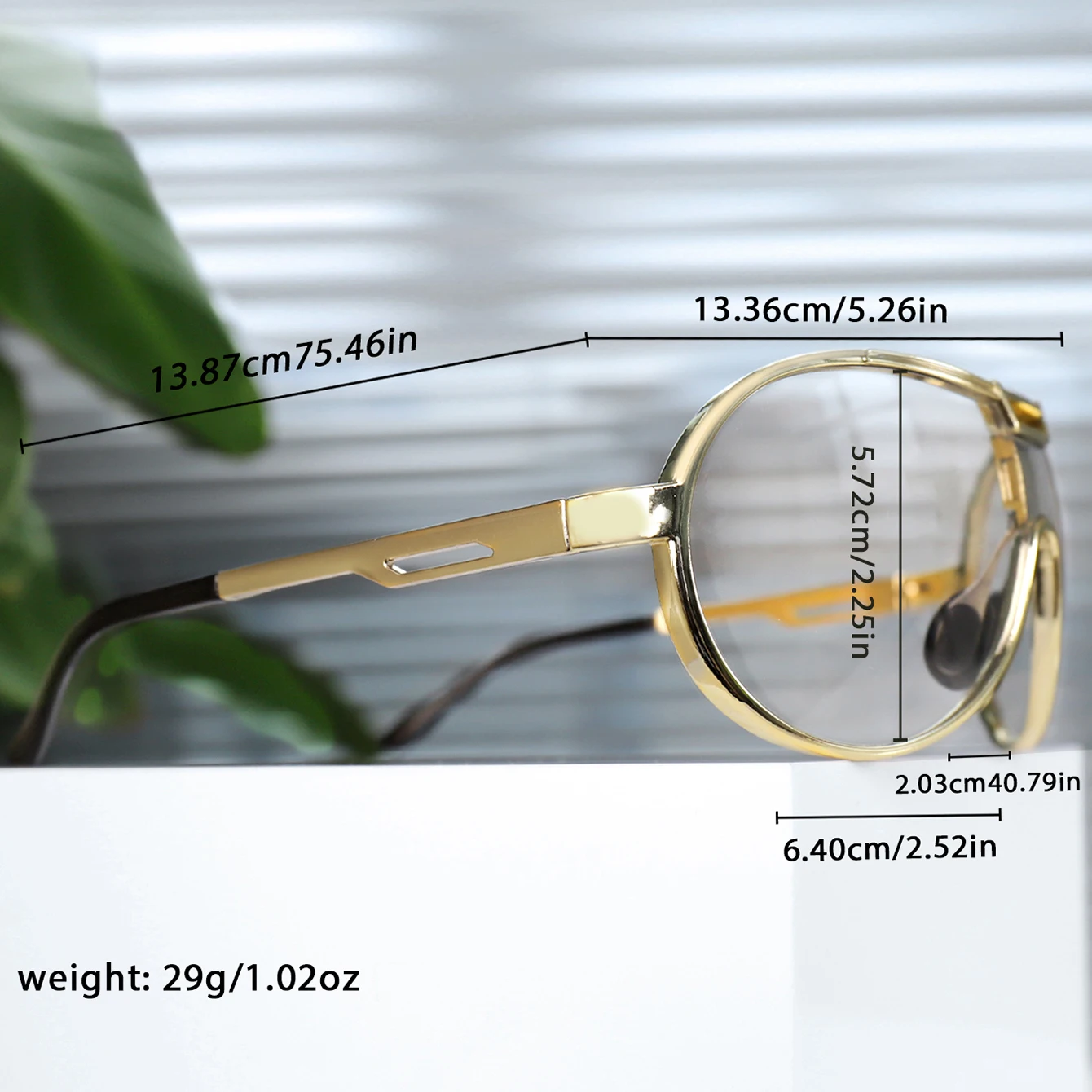 Photochrome runde Sonnenbrille aus Legierung, winddicht, Unisex, modische Sonnenbrille für Radfahren, Wandern, Reisen, Fahren, Selfie – Detail 2