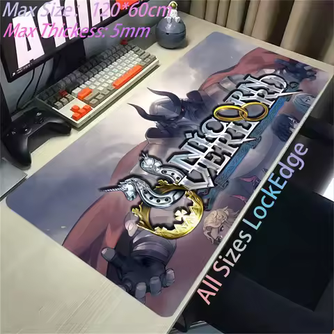 Unicorn Overlord Large Mouse Pad 1200x600mm Mousepad Gamer Desk Mat Office Accessories Pc Games Computer Gaming Mouse Mats