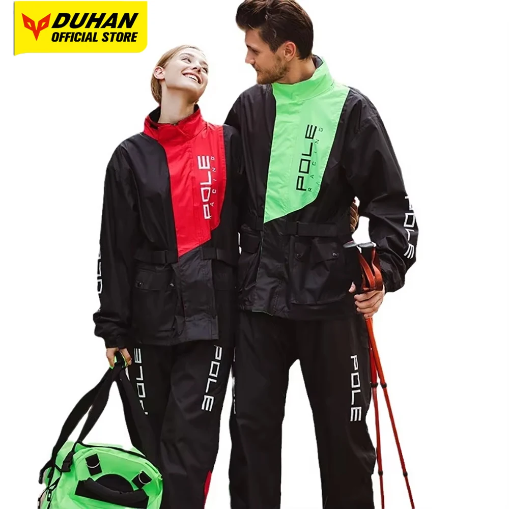 

Новый мотоциклетный плащ, водонепроницаемый дышащий плащ, дождевики, защита от дождя, комплект плащей для езды на мотоцикле, мужской и женский