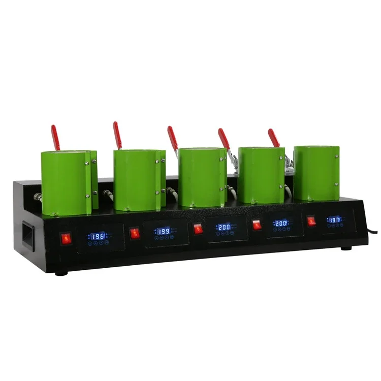 All five in one combo 5in1 Mug heat press machine for 11oz sublimation mug