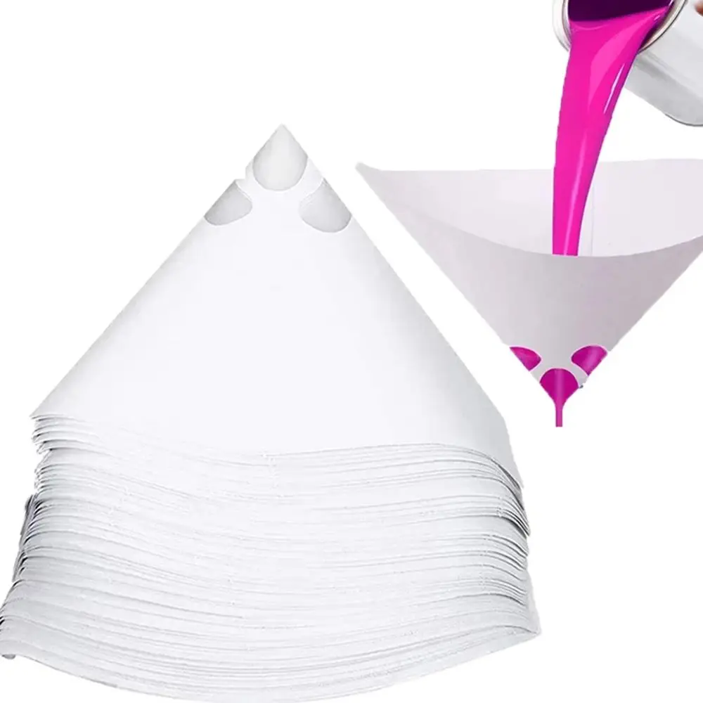 Nylon Micron Paint Strainers Net 100 Mesh Purifying Straining Cup Paint Filter Funnel Paper Paper Funnels Paint Filter
