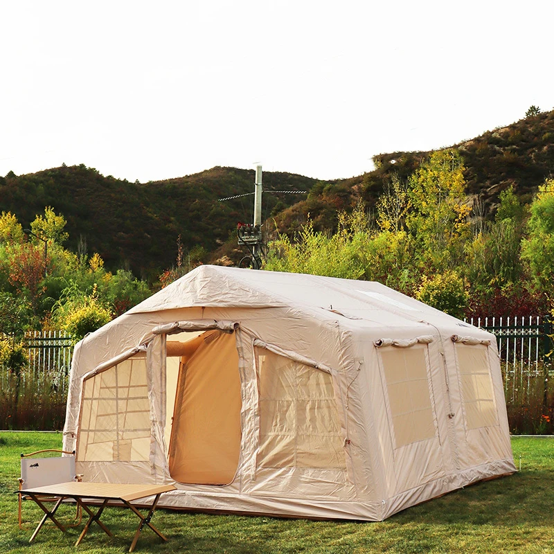 Large Space Wholesale Inflatable Tent High Quality Oxford Cloth Hot Sale Luxury Outdoor Camping for Family Customized