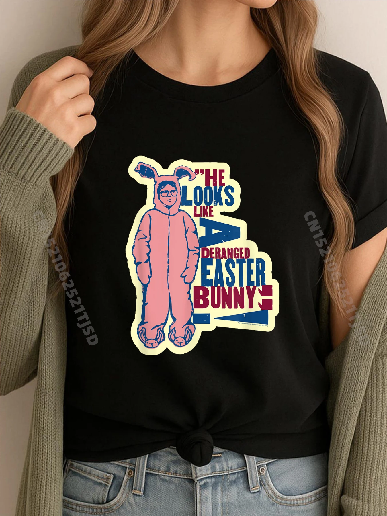 

A Christmas Story Deranged Easter Bunny Christmas Streetwear Woman Summer Designer Clothes Woman Lovers Day