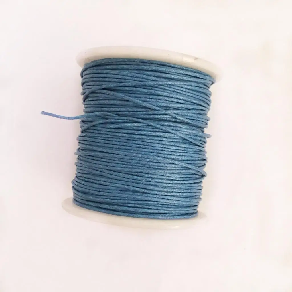 Wax Coating Cotton Thread Strong Jewelry Cord Beading Craft Supplies Rope for String Bracelet DIY