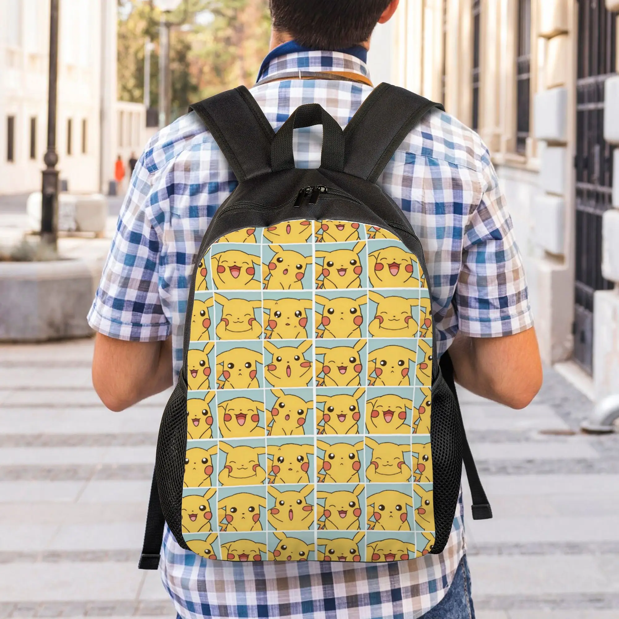 

Back to school season Snack Storage Pikachu Laptop Bag Pokemon Ladies Book Pack Backpack