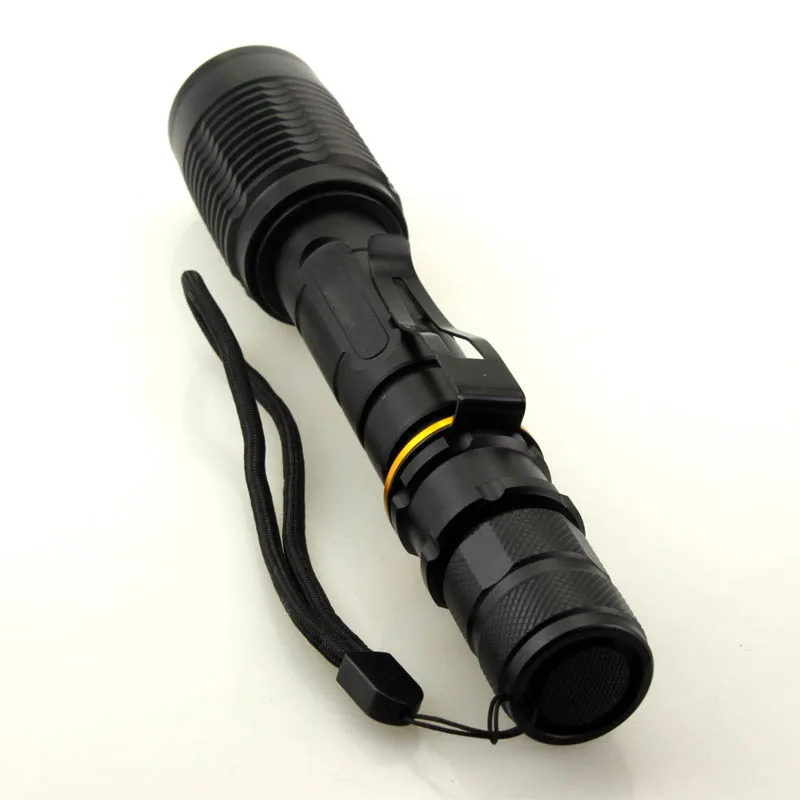 高輝度LED懐中電灯,5000ルーメン,アップグレード,4.2v,XML-T6,バッテリー18650,白色光フォーカス