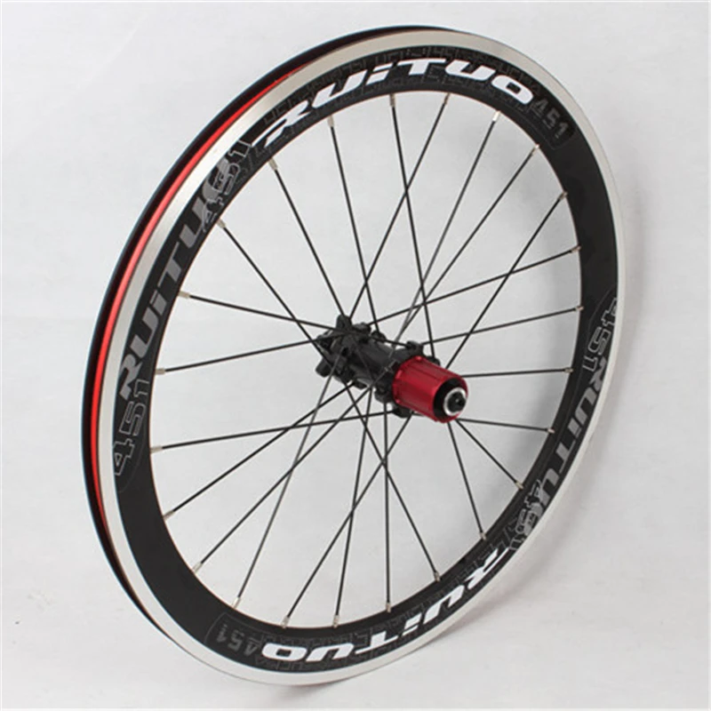 

Bike Wheelset RT XL 451 BMX Ultra Light Broken Straight Pull Wheels 4 Bearing Disc Brake Wheel Rims