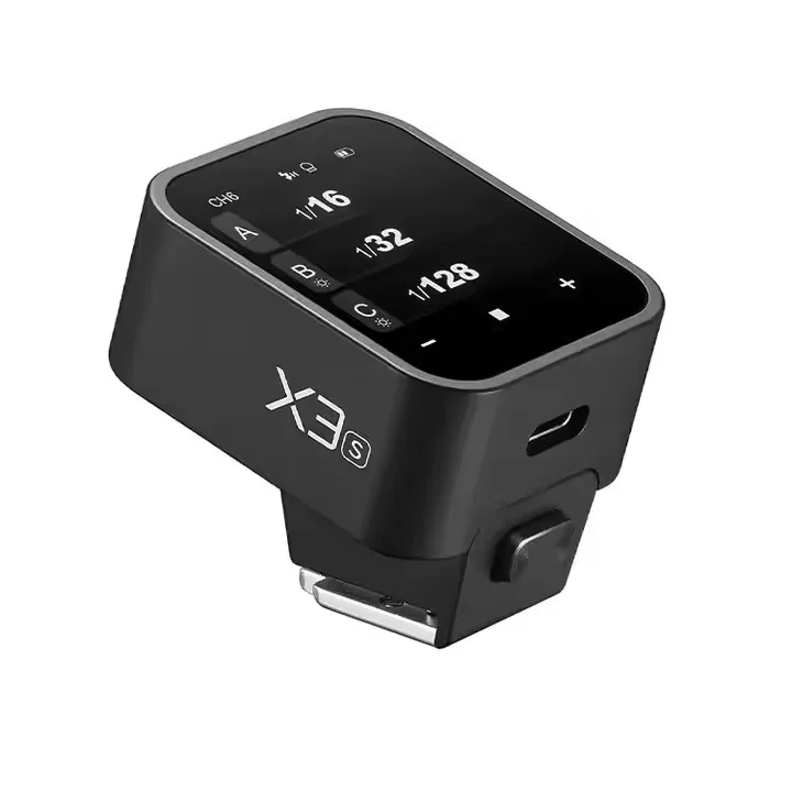 Godox X3 Wireless Flash Trigger Built-in lithium battery and touch screen control for Godox Flash light